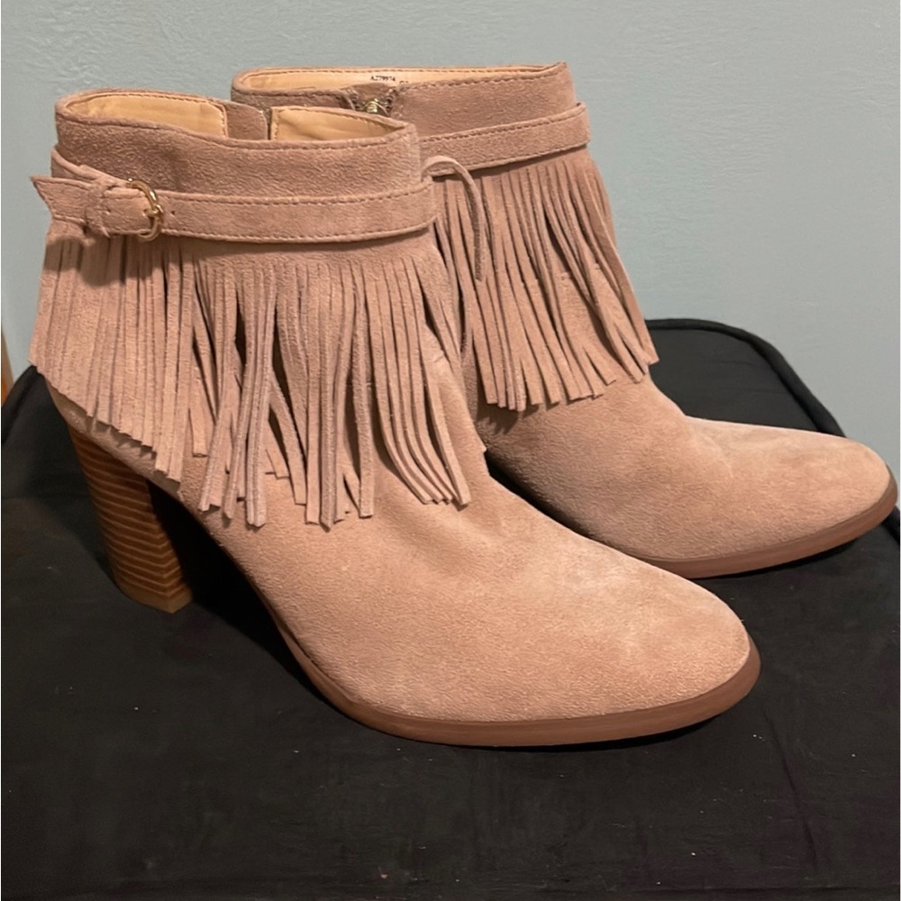 Fringe Ankle Boots